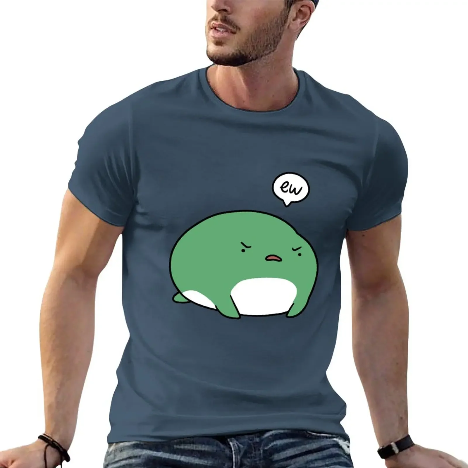 

Ew Frog T-Shirt aesthetic clothes customs mens cotton t shirts