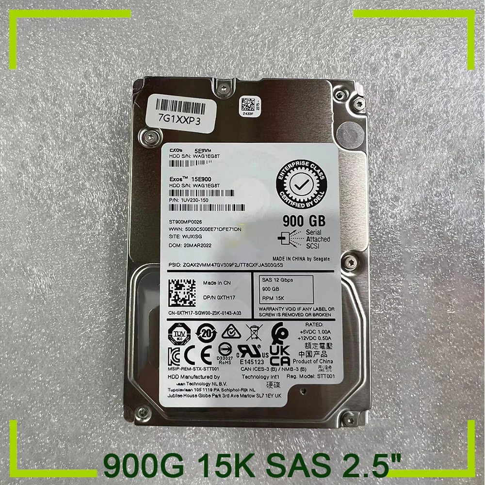 Server Hard Disk 0XTH17 XTH17 900G 15K SAS 2.5