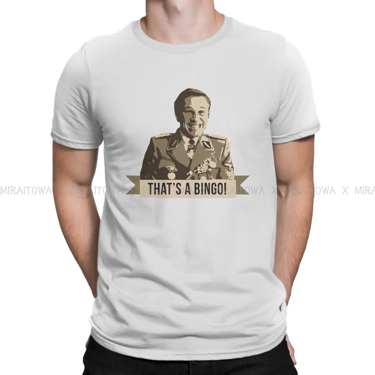 Inglourious Basterds Aldo Raine Crewneck TShirts Bingo Print Men's T Shirt Hipster Tops 6XL