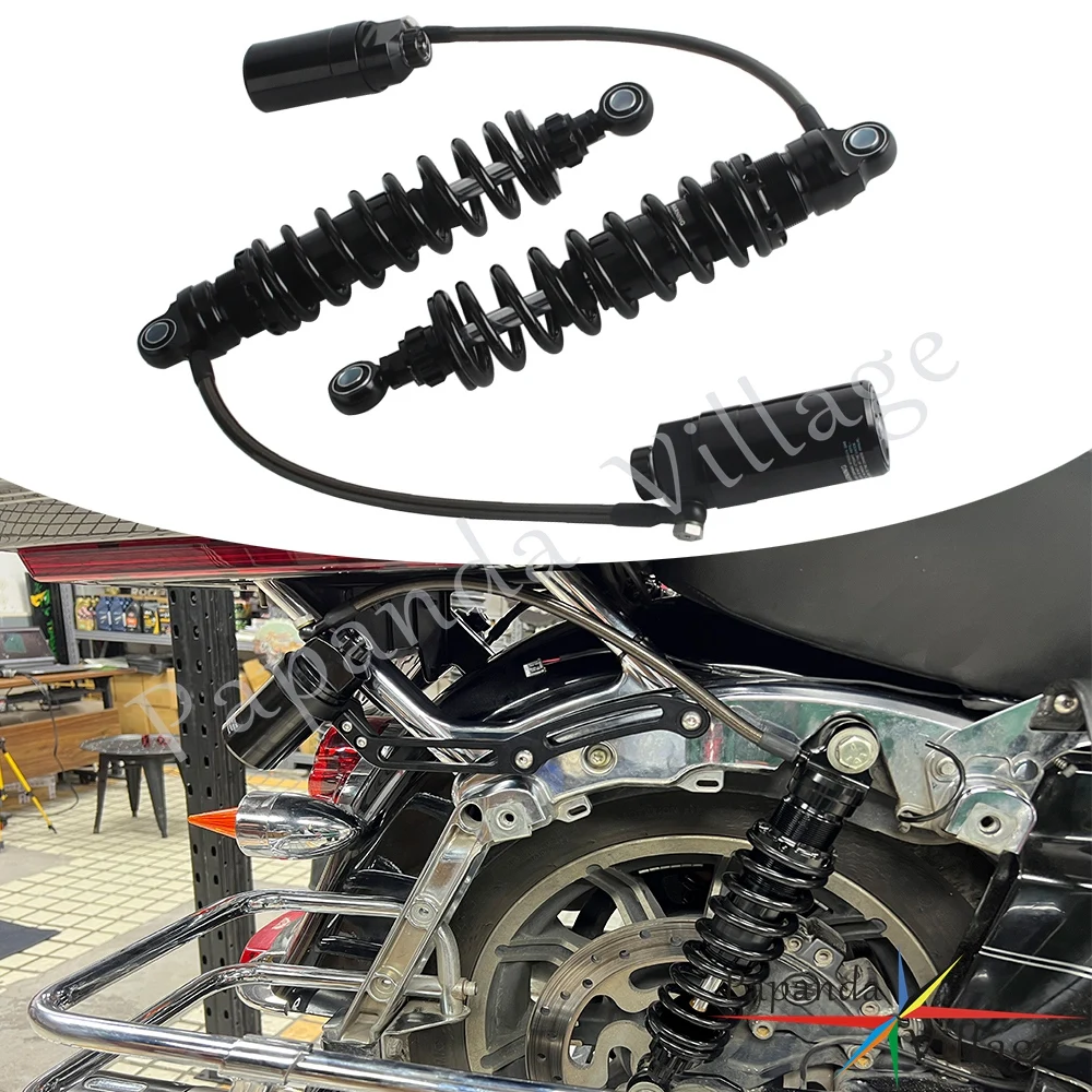 

Moto Adjustable Rear Shocks Absorber Suspension For Harley FLHXU FLH FLHRSE FLTRK FLTRU FLHTKL FLHTK EFI FLHR ST FLTRXST 14-2025