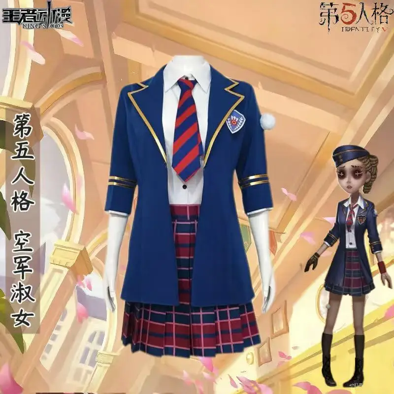 Identity V Косплей Костюм Набор Косплей ВВС Косплей Слоновая Кость Башня Серия Игра Новая Кожа Cos Комплект Одежды Для Взрослых Хэллоуин