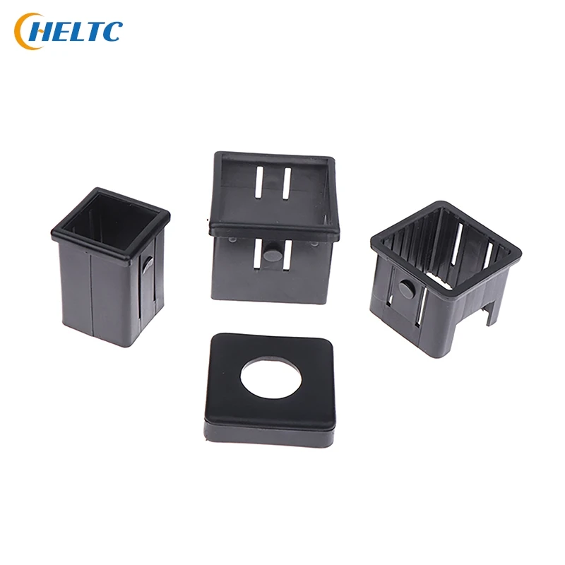 Black Square Tubing For Cover Tube Durable Chair Glide Insert Finishing Plugs Fitness Equipment Accessories Sliding Sleeve