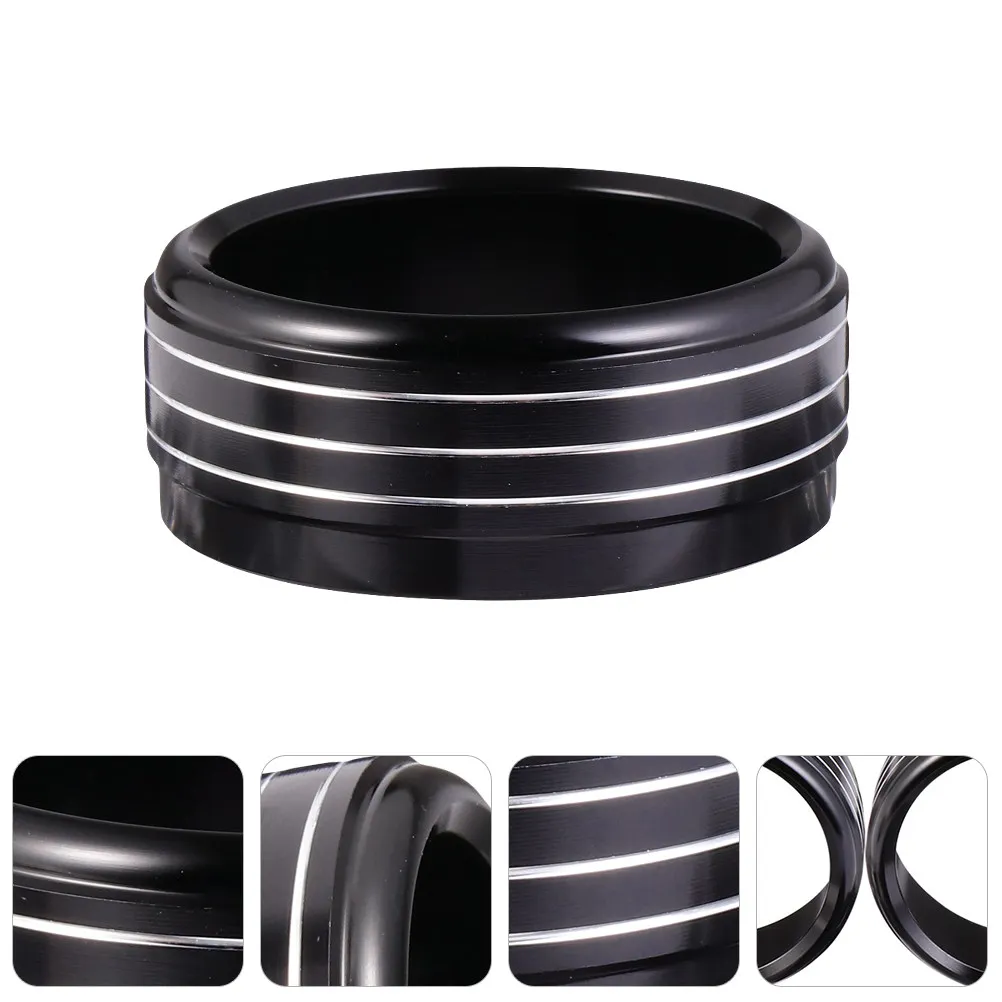 

Aluminum Alloy Climate Control Conditioning Knob Trim for Car Interior Easy Install No Drilling Button Cover Decorative