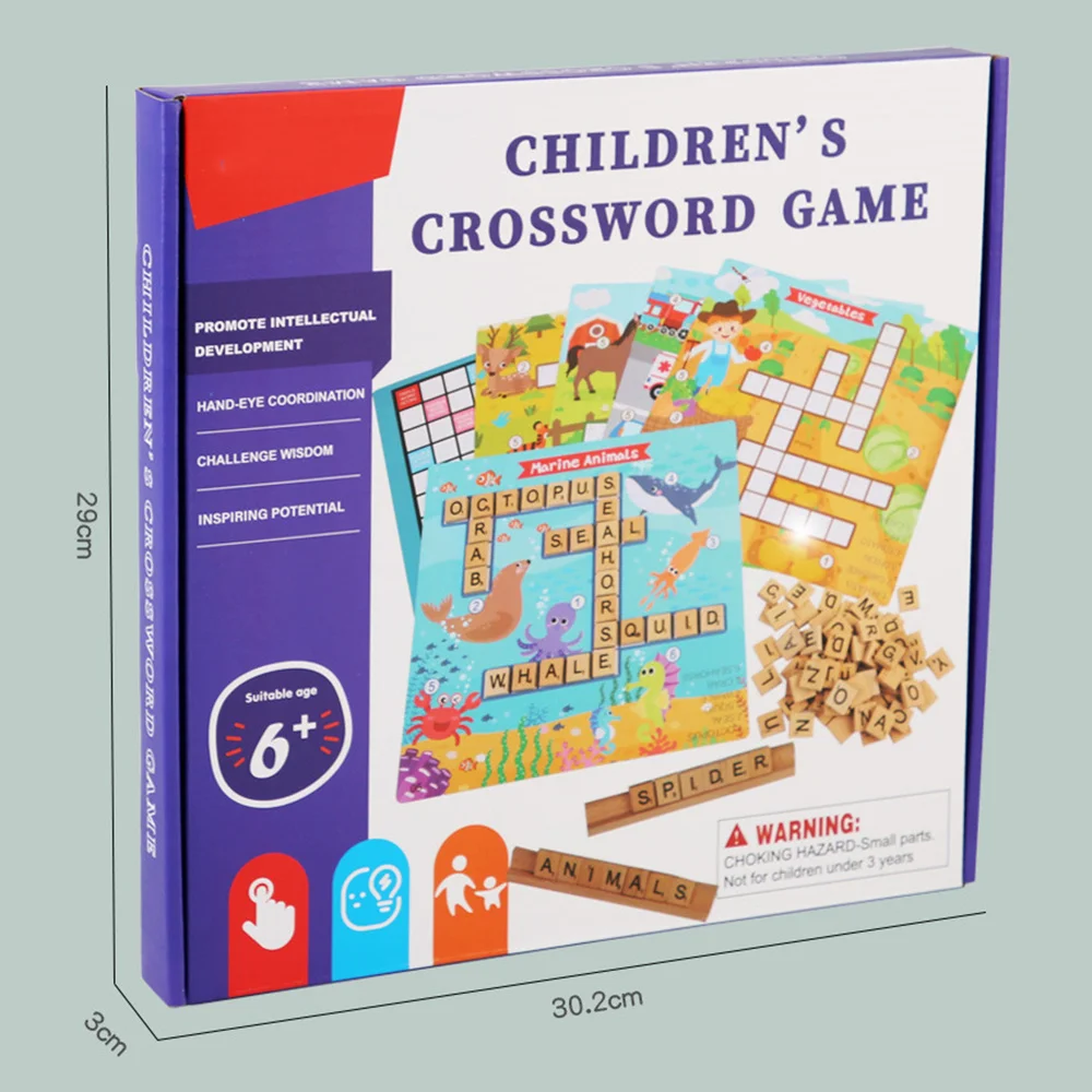 لعبة لوحة تهجئة الكلمات الإنجليزية للأطفال ألعاب ممارسة المنطق لعيد ميلاد الأطفال #6