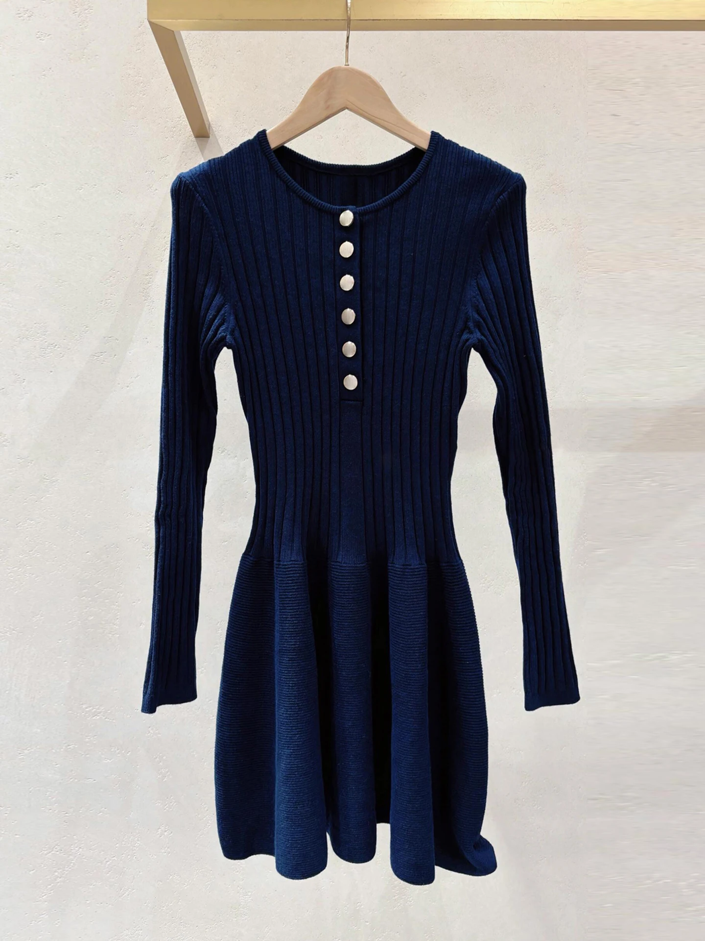 

M Home Nan You Высококачественный женский ор Трикотаж Dr Hepburn Sle Slim Fit Осень Зима Faion Commute Высокая талия Трикотаж Dr