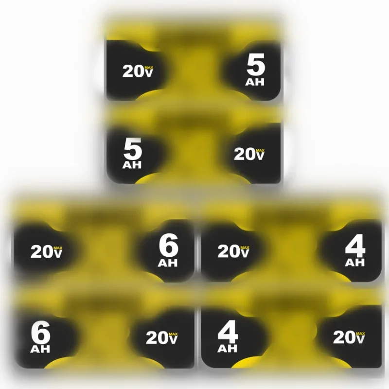 DCB200 Lithium Ion Battery 3.0Ah Label for DeWalt 1.5/2.0/2.5Ah 18V 20V Lithium Battery Accessories DCB201 DCB203 DCB183 Label