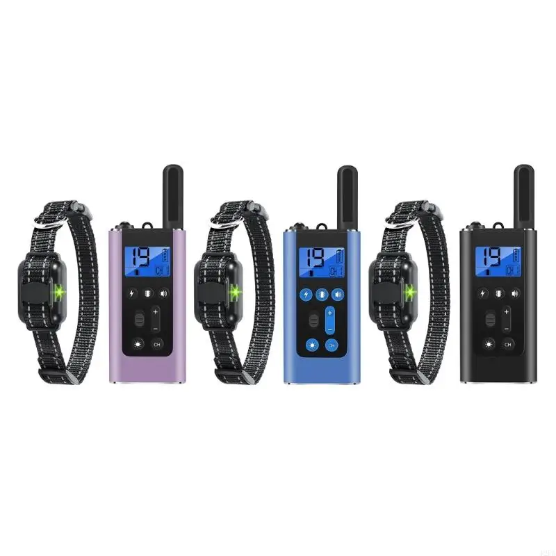 

Electric Training Collar for Dogs Adjustable Setting with Remote Control for Behavioral Training Supplies