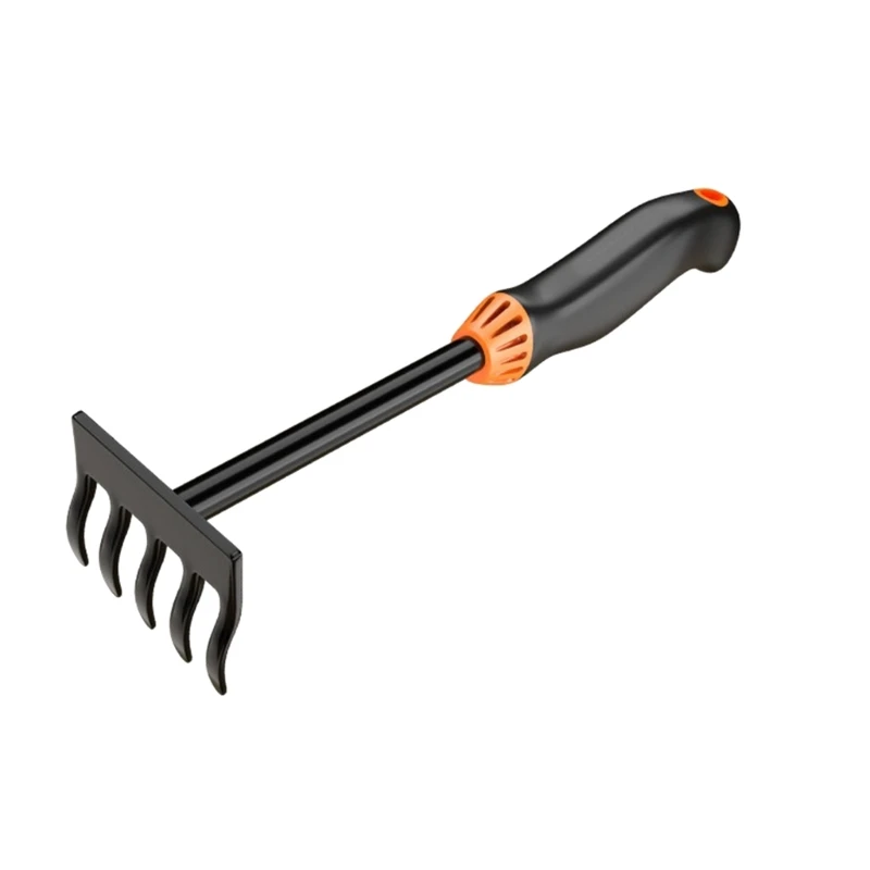Super Practical Garden ชุดเครื่องมือสแตนเลสพลั่วสวน RakeTrowel เครื่องมือ M4YD