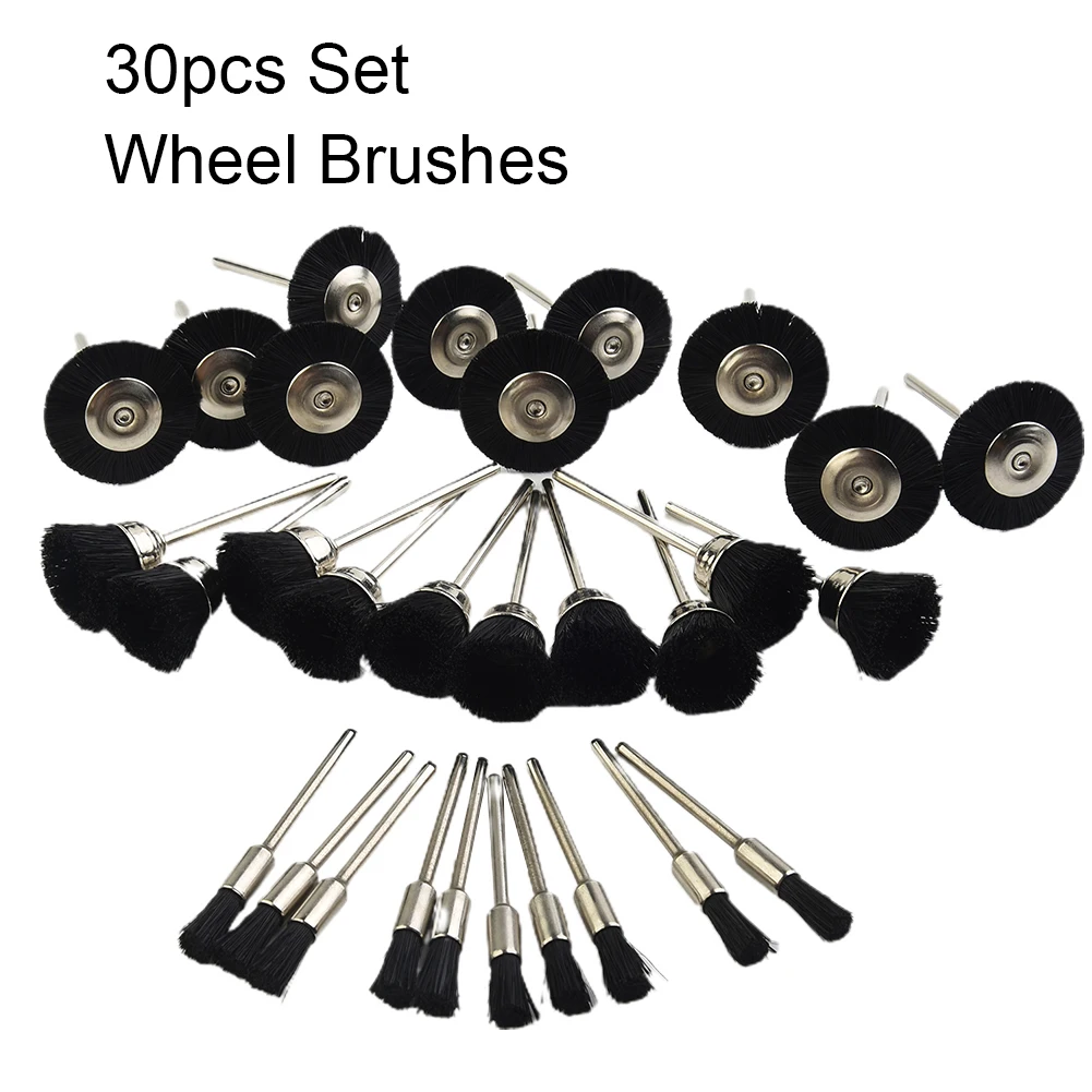 30pcs Rust Removal Brush Pen cup for T Type 40cm Length For Wood Polishing Grinding Removing Burrs Rust Dust 30pcs