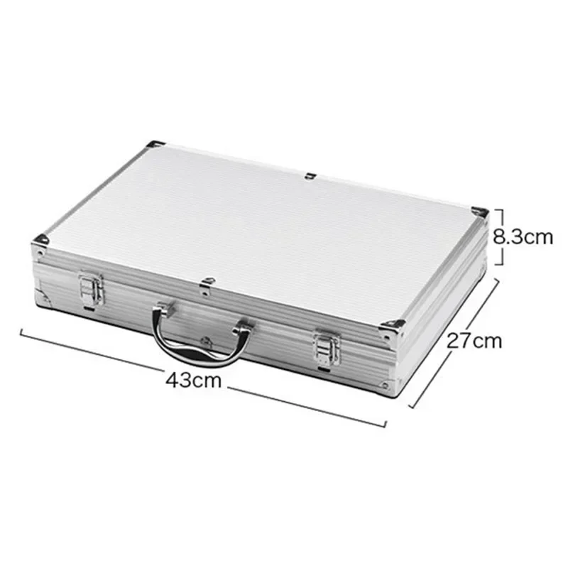 220v Outdoor Picnic Knife Portable Stainless Steel Barbecue Tool Set Aluminum Box Picnic Knife and Fork Tag Combination