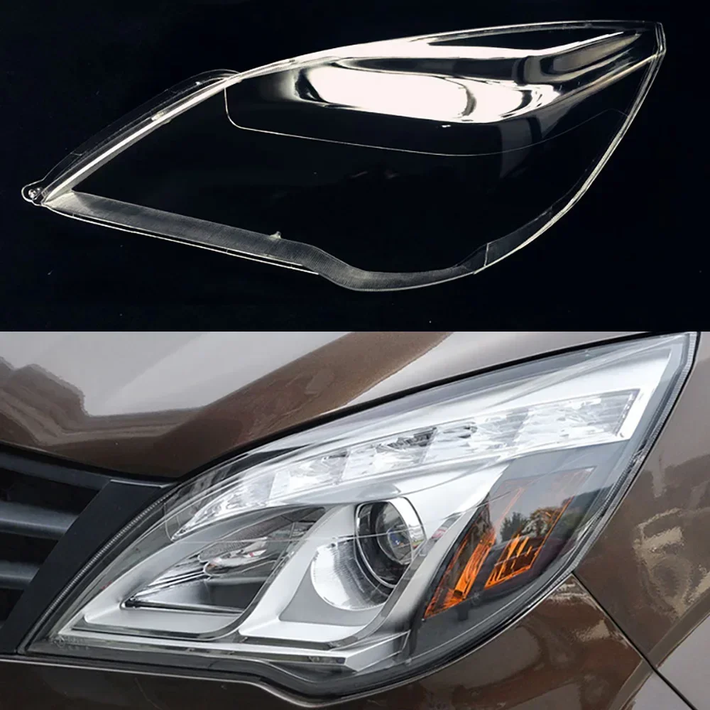 

Transparent Headlight Cover Headlamp Shell Clear Lens Plexiglass Replace Original Lampshade For Baic Weiwang M20 2013 2014 2015