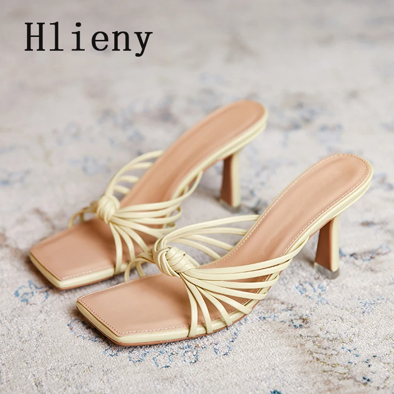 

Liyke/летние модные женские тапочки с узким ремешком и квадратным носком, элегантные модельные туфли-лодочки на тонком каблуке, сандалии Zapatos De Mujer