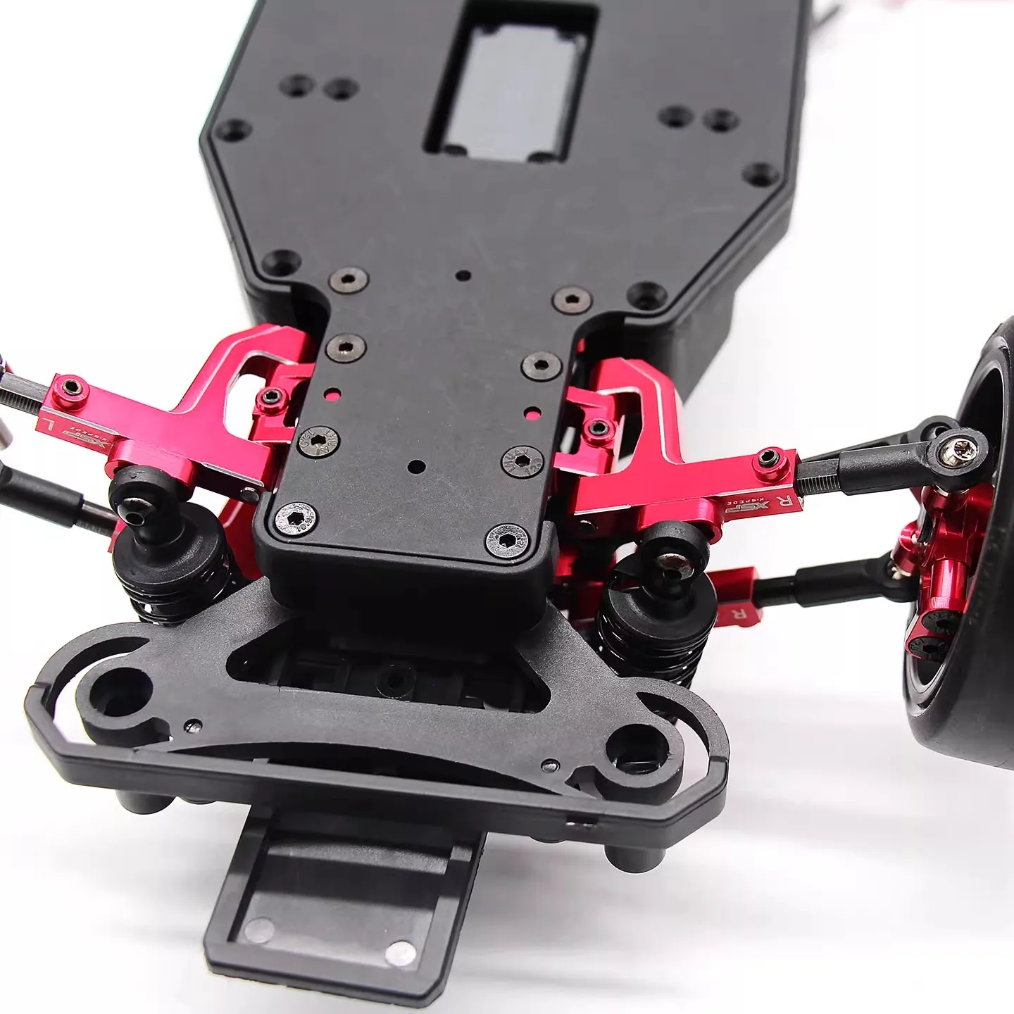 X-blade Kyosho 1/10 Fazer D2 FZD2 AE86 brazo inferior delantero ajustable de aleación de aluminio