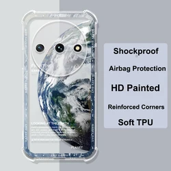 For Nubia Focus 5G Case NX302J Transparent TPU Four-corner Anti-fall Soft Protective Cover For Nubia Play Z60 Z50 Z40S Z30 Pro