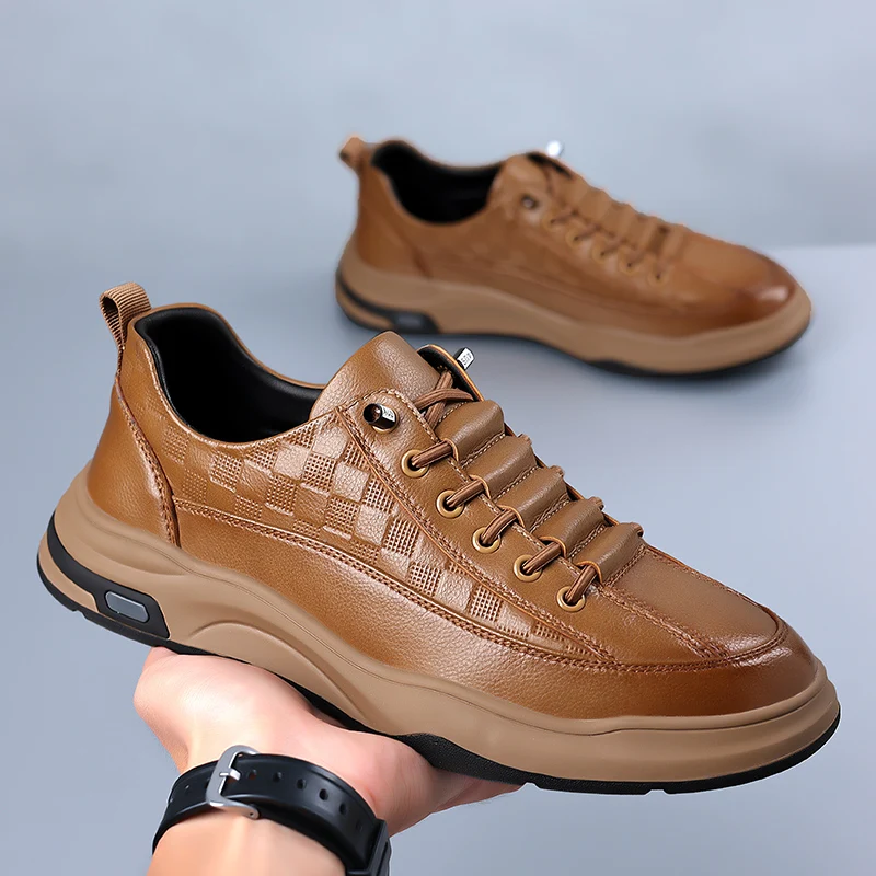 

Sports and leisure business men's shoes Comfortable classic designer style Daily office or work Outdoor walking travel shoes