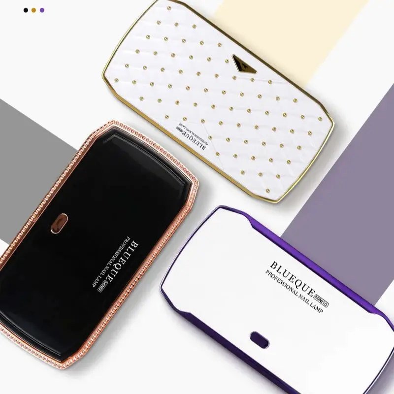 36W mini nail light therapy machine handheld nail baking lamp LED foldable no black hand quick drying UV nail instrument lamp