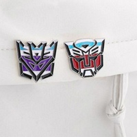 Transformation robot toys Custom DIY Toys Robot Megatron Skyreach Collar Badge Medal Copper Paint Brooch Accessories Decoration