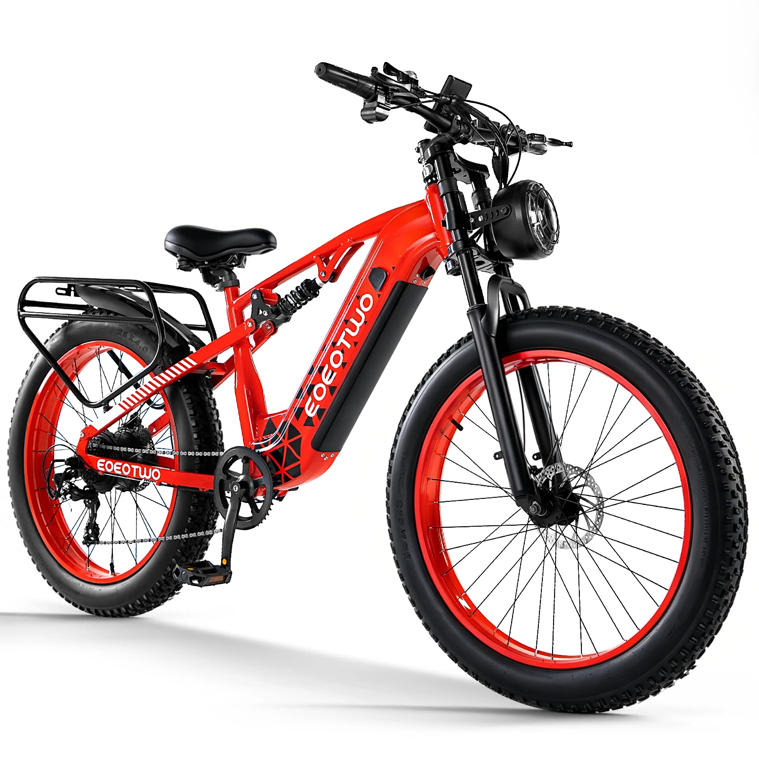 Electric Bike, 1500W Peak Ebikes for Adults, 26'' Fat Tire Best Ebike for Men Women, 60 Miles with 840Wh Battery, 34 MPH Max Speed Bicycles, 330LB Capacity image 6