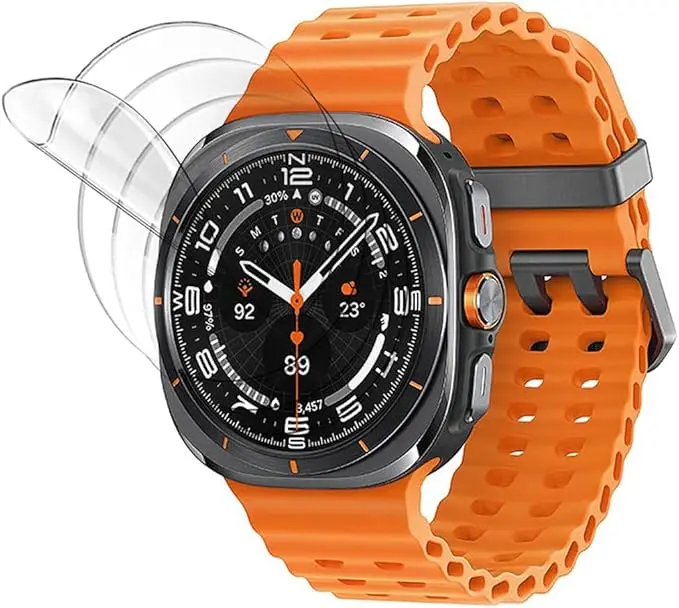 3Pcs Hydrogel Screen Protector For Samsung Galaxy Watch Ultra 47mm 46mm Watch 4 6 Classic 47mm-42mm HD Film Not Glass