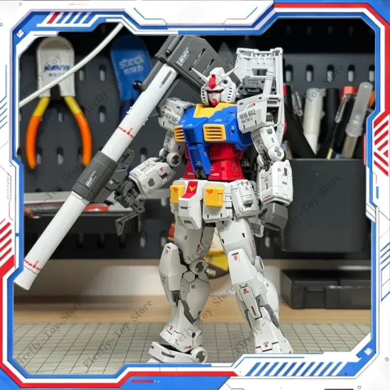 

IN STOCK Fat Cat Model RG 1/100 Rx-78 2.0 Assembly Action Figure KO Model Kit RGU Collectible Plastic Robot Gifts Toy