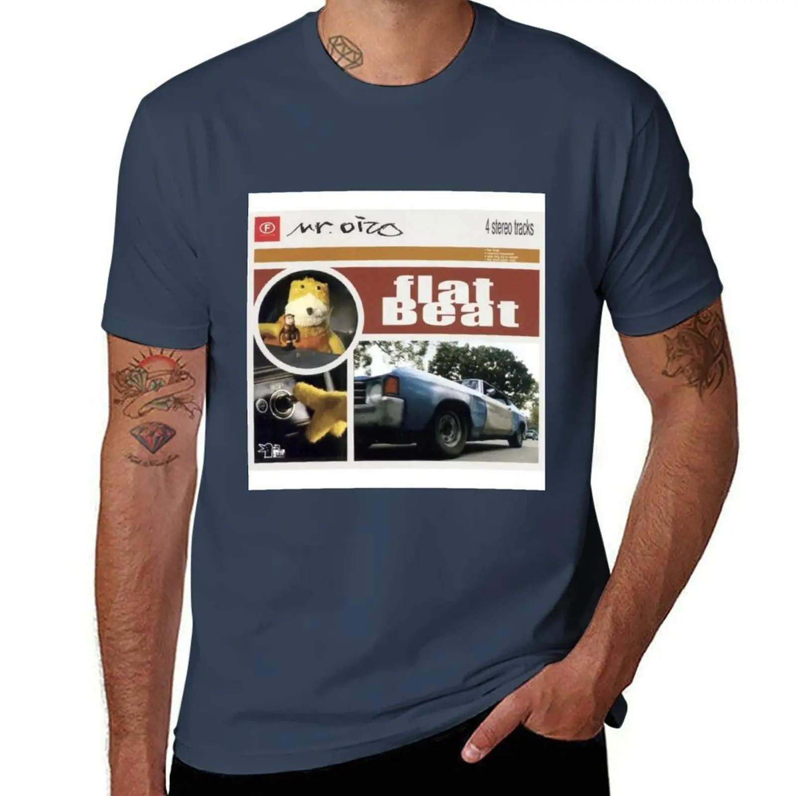 

Mr.Oizo Flat Beat Cover T-Shirt Trendy Pattern T-Shirt for Men