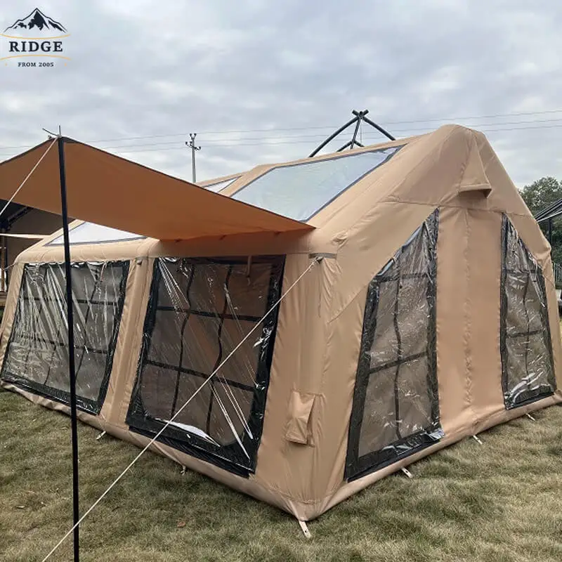 Comfortable and breathable210D Oxford cloth AIR 480*350*220cm Double layer car tent with  PVC transparent large window