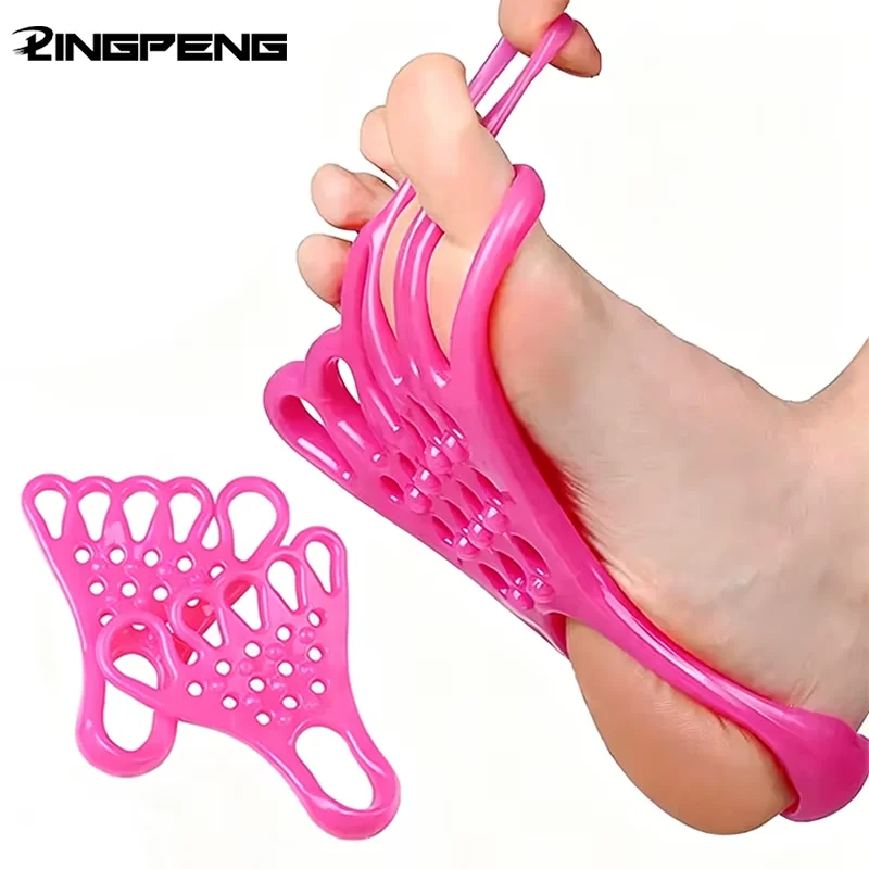 A Pair of Pinched Toe Trainers Strongly Stretch The Foot Extension Band Suitable for Foot Reflexology and Foot Massage.