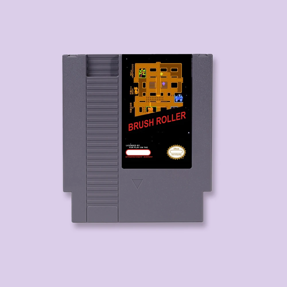 

Brush Roller Action Game Card for NES 72 Pins 8bit Console Video Game Cartridge