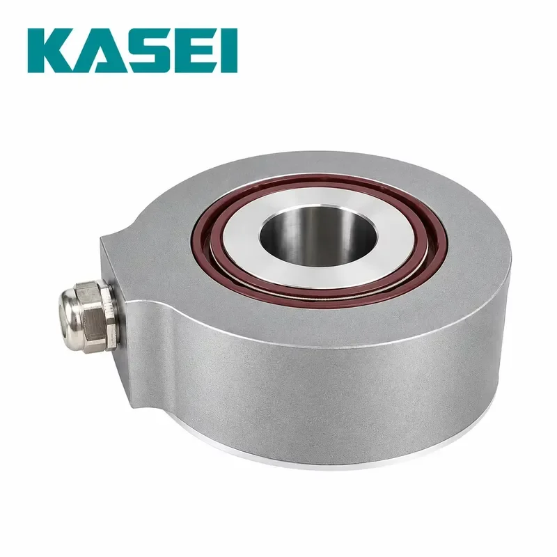 KZR100 30mm Hollow Shaft Flange Mounted Encoder BiSS-C SSI RS-485 Multi-turn 24-bit for Servo Motors