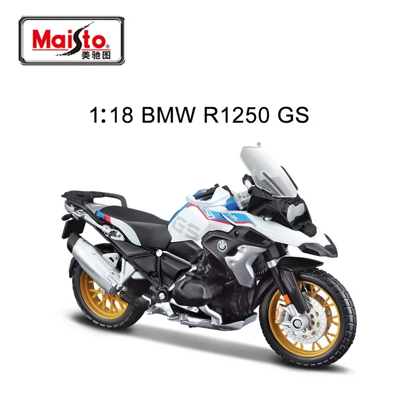 In Stock Maisto 1:18 Motorcycle Series Alloy Miniature Diecast Model Ducati Kawasaki Bmw Moto Alloy Luxury Vehicle Toys Kid Gift