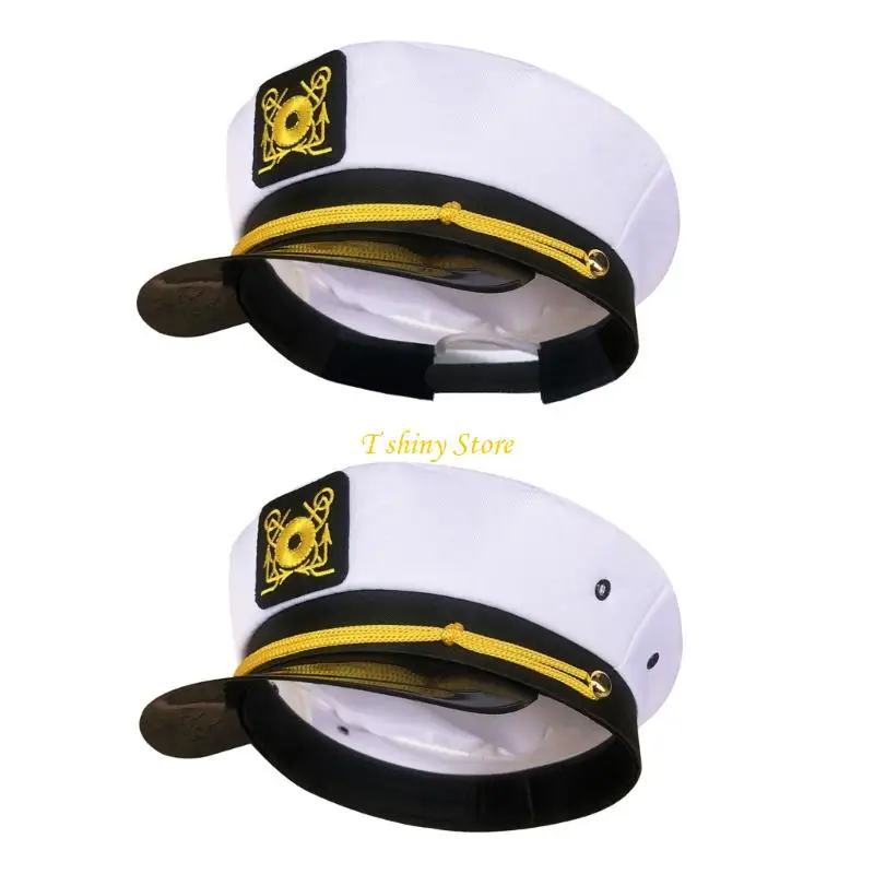 

N58F Sailors Party Captain Hat для сцены вечеринки маскарады вечеринка косплей для костюма ролевой игры на Хэллоуин