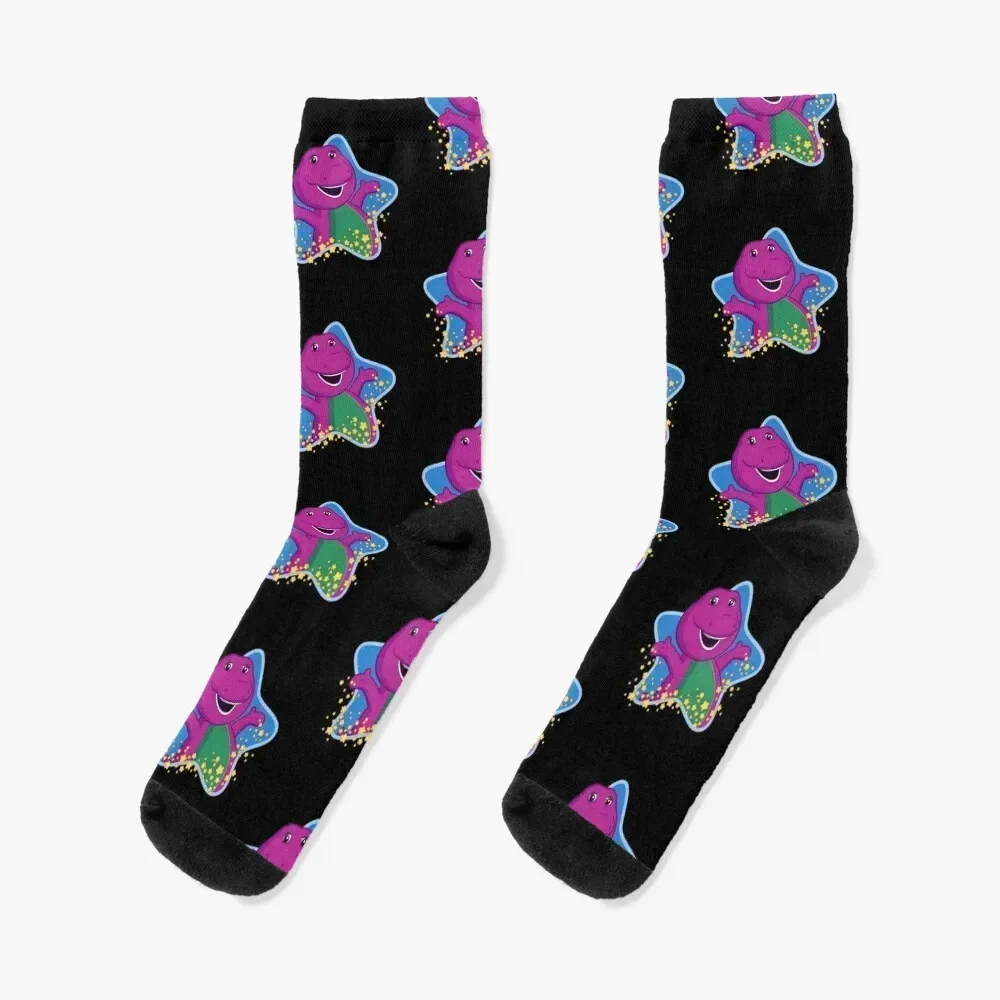 

Barney (Barney & Friends) Socks Climbing hiking japanese fashion hip hop Boy Socks Women's