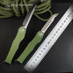 MICRO Halo Vl TECH Knife Green Pocketknives Hellhound Blade EDC SelfDefense Combat Tactical Pocket Knife HALO 6 Camping Knife A4