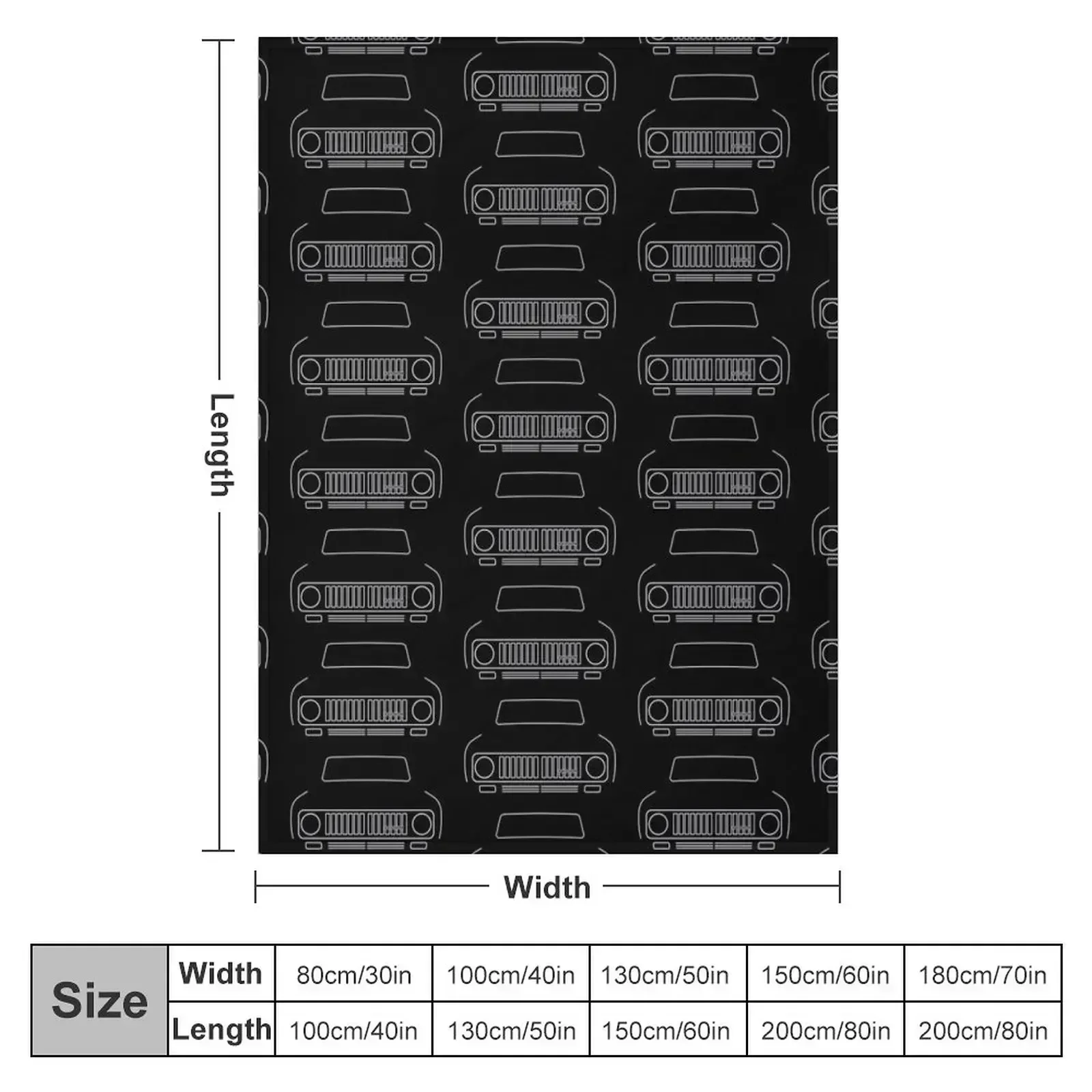 IH Scout II 4x4 truck 1973 outline graphic (white) Throw Blanket Shaggy Sleeping Bag Moving Luxury Thicken Blankets