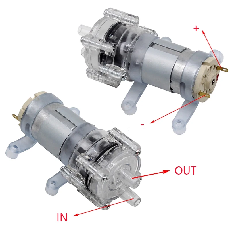 385 DC 6V-12V High Temperature Resistance 100 Degrees Celsius Mini Micro Water Pump Diaphragm Water Pump Vacuum Pump