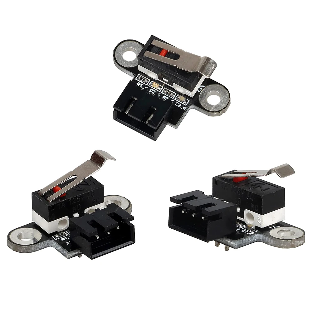 New 6 Pcs 3D Printer Switch Mechanical Limit Switch Module Mini Endstop Switches with 1M 3Pin Cable for 3D Printers Parts