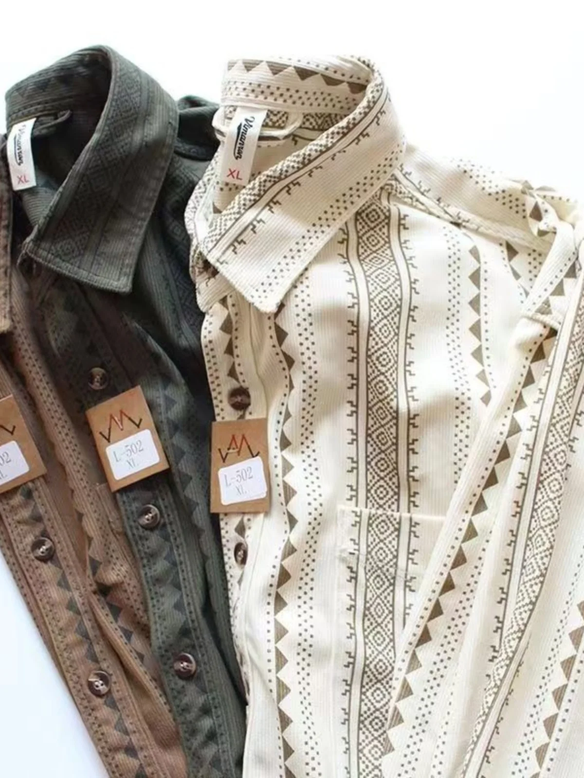 

High-End Comfortable Japanese Sle Loose Long Sve irt for Men with Small ket Faionable Sun Protection Clothing