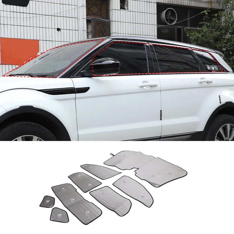 For 2012-2018 Land Rover Evoque full window glass sunshade car interior UV protection accessories front windshield sunshade