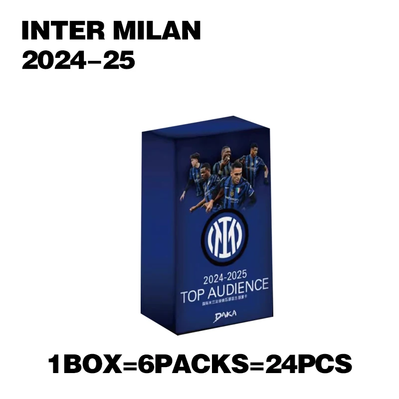 NIEUWE Daka Inter Milan Voetbal Collectiekaart 2025-2026 Real Madrid Barcelona Manchester Juventus Ale Star Speler Handtekeningkaart