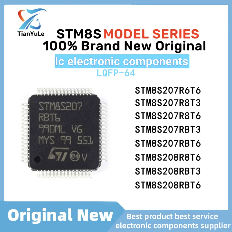 STM8S207R6T6 STM8S207R8T3 STM8S207R8T6 STM8S207RBT3 STM8S207RBT6 STM8S208R8T6 STM8S208RBT3 STM8S208RBT6 STM8S207 STM8S208