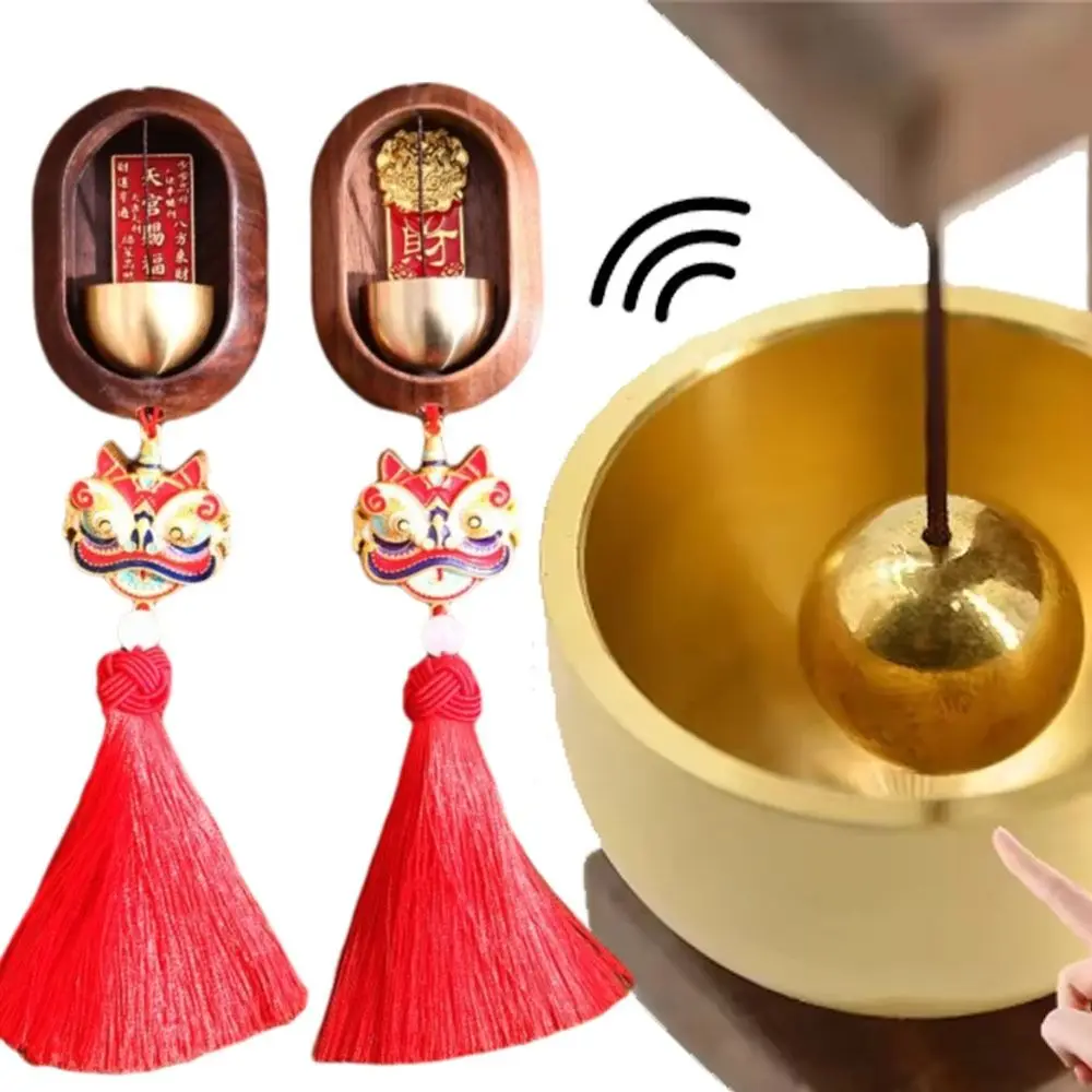 

New Wooden Wind Chimes Magnetic Hanging Dopamine Doorbell Door Bell Home Decoration