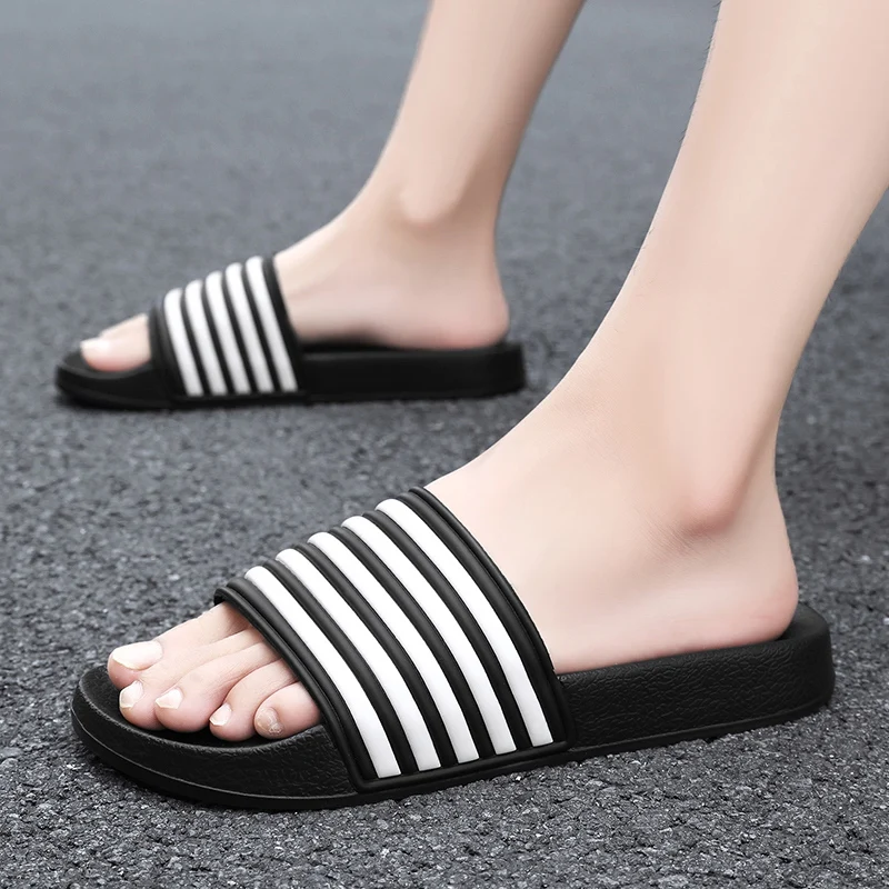 Men's Shoes Man Home Plips Plops Soft Slides Non-slip Slippers Indoor Outdoor EVA  Sandals Beach Garden Sandals Big Size 47 48 image 2