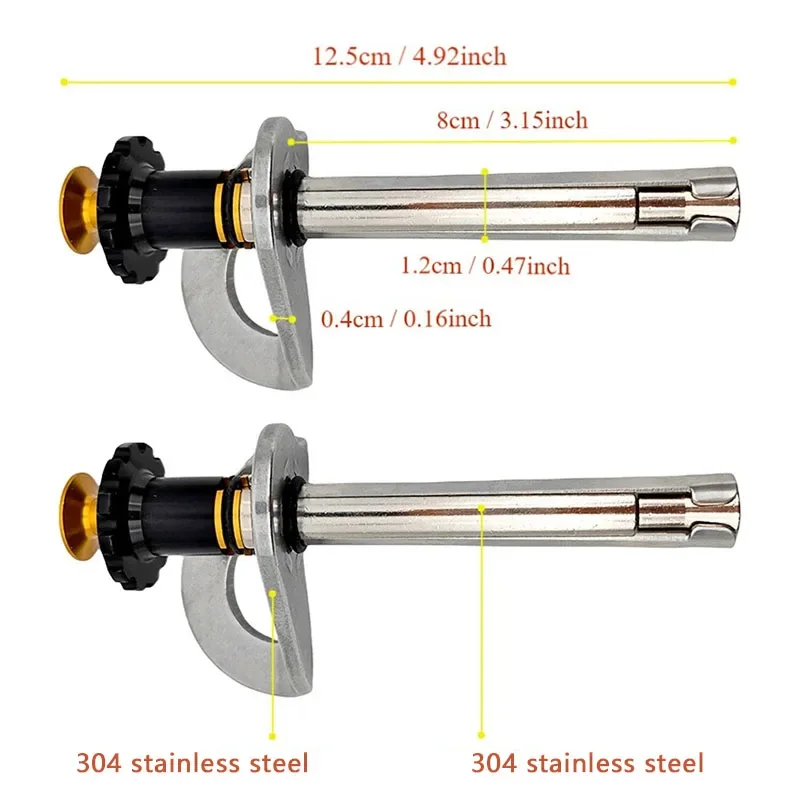 Removable Anchor Point Rock Nail Anti-Rotation Quick Disassembly New M12x80 Aerial Work Fixer Rock Climbing Expansion Nail