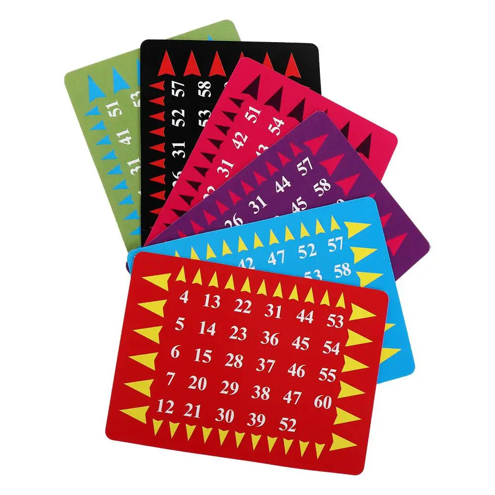 Funny Perspective Cards Calculation Telepathy Card Magic Toys Telepathy Age Test Card Close Up For