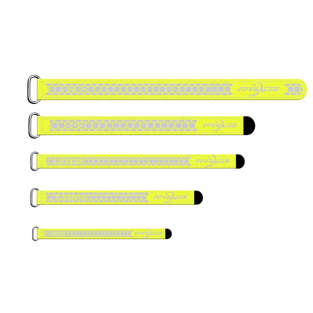 

10PCS FPVRACER Suture & Polyester 300D RC Battery Strap Metal Buckle for FPV Racing Freestyle Long Range Drones DIY Parts