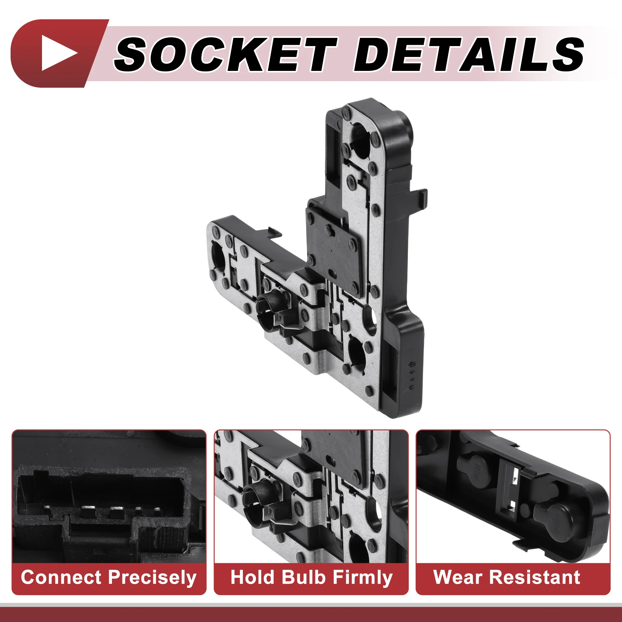 

X Autohaux 1 шт. левый разъем заднего фонаря для Peugeot 307 T53 04-06 разъем лампы