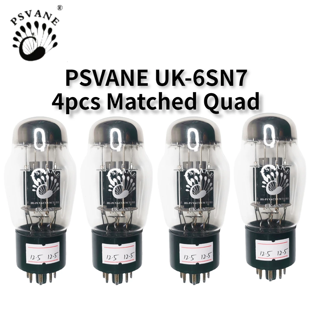 PSVANE UK-6SN7 Vacuum Tube Upgrade 6SN7 6N8P 6H8C CV181 Electronic Precision Matching Amplifier High Fidelity Matched Quad