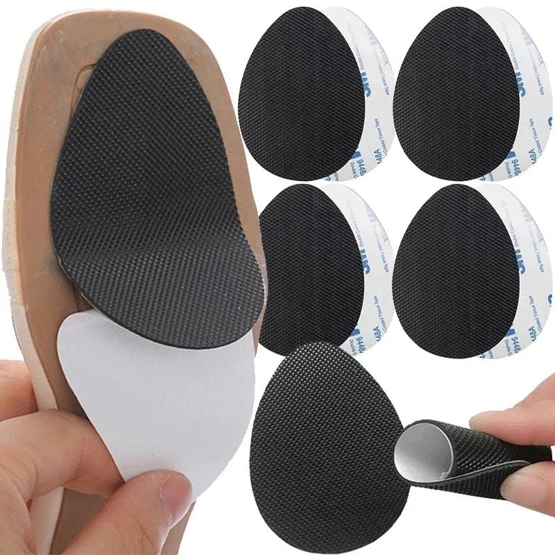 Wear-Resistant Self-Adhesive High Heel Sticker Women Female Oxford Anti-Slip Heel Sole Protector Feet Care Outsole Shoe Paddings