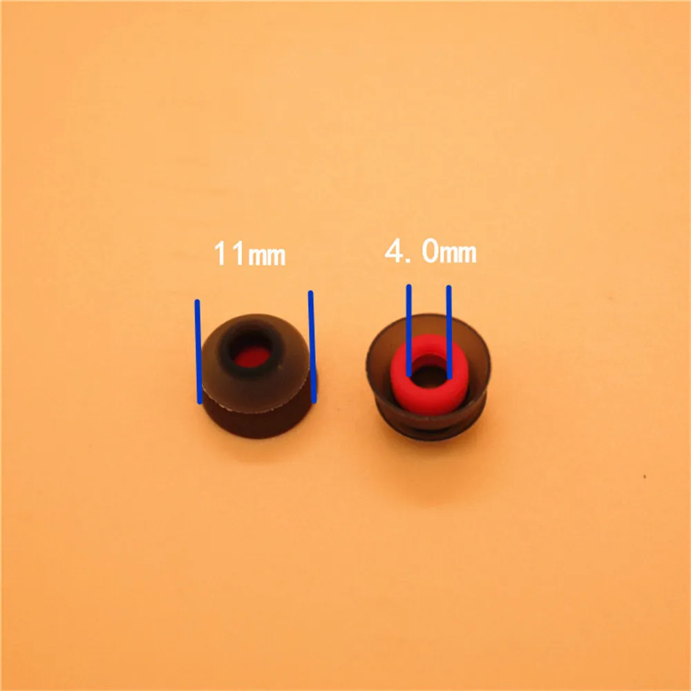 10pcs Eartips Double Flange Earbuds Tips for JBL In-ear Earphone Inner Hole 4.0mm-6.0mm Headphones Ear Gels Caps Accessories