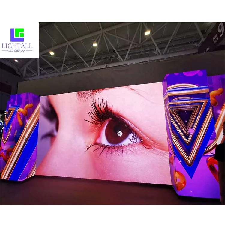 Painel de LED Gigante para Eventos Internos e Externos 500x500mm HD, Tela de Exibição LED para Aluguel P1.2 P1.5